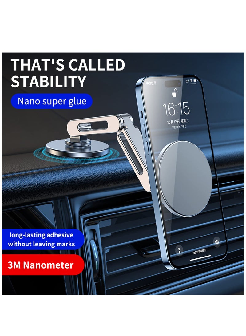 Excefore Fit for Magsafe Car Mount Long Adjustable Arm Magnetic Phone Holder for Car 360° Rotation Magnetic Car Phone Holder for iPhone Dashboard Cell Phone Mount for iPhone 15 14 13 12 Pro Max All Phones  - Image 2
