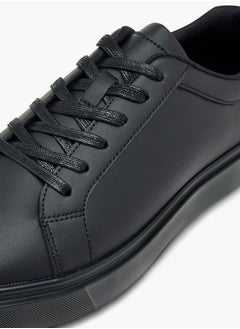 LBL by Shoexpress Men's Solid Ankle Sneakers with Lace-Up Closure  - Image 4