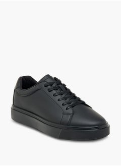 LBL by Shoexpress Men's Solid Ankle Sneakers with Lace-Up Closure  - Image 1