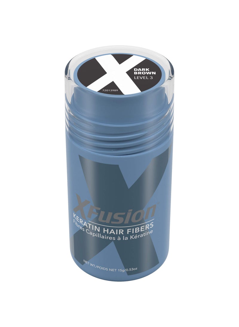 Xfusion XFusion Keratin Hair Fibers - Dark Brown (15g) 
