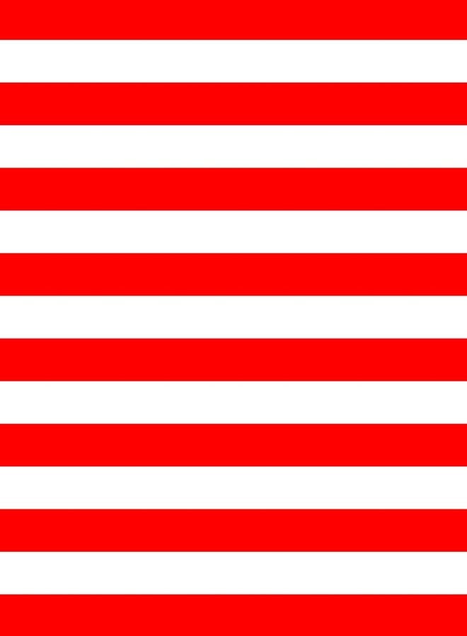 INRUI RUINI Polyester Red and White Stripe Photography Backdrop Big Top Circus Theme Party Decorations Banner 8x6FT - Image 4