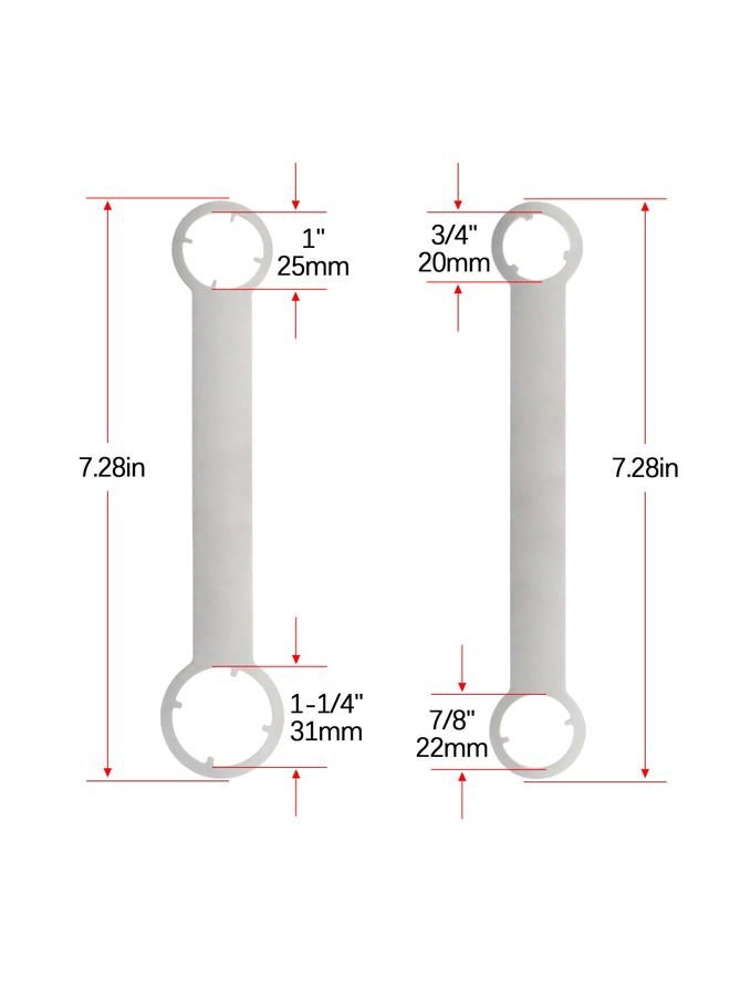 Filloman Disassembly tool:Antenna frame nut wrench, automotive antenna removal tool - Image 2