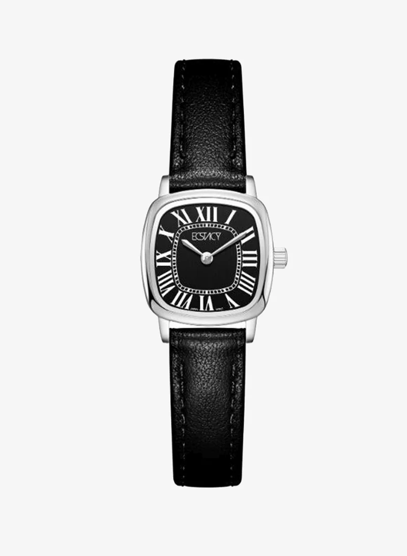 Women's Leather Analog Watch E25502-SLBB - 21mm mm