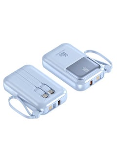 xinzhen PB-180 10000mAh Power Bank Wireless Quick Charging and Portable Design Blue  - Image 2