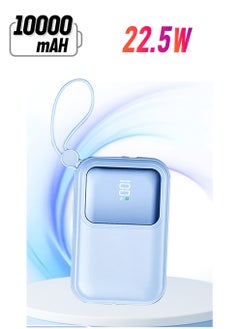 xinzhen PB-180 10000mAh Power Bank Wireless Quick Charging and Portable Design Blue  - Image 1