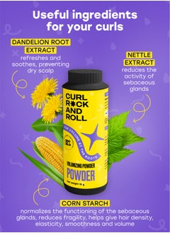 CURL ROCK AND ROLL Curl Rock and Roll Hair Styling Texturizing Powder -  Hair Volumizer & Root Boost - Paraben-Free, Sulfate-Free, 10 g  - Image 4