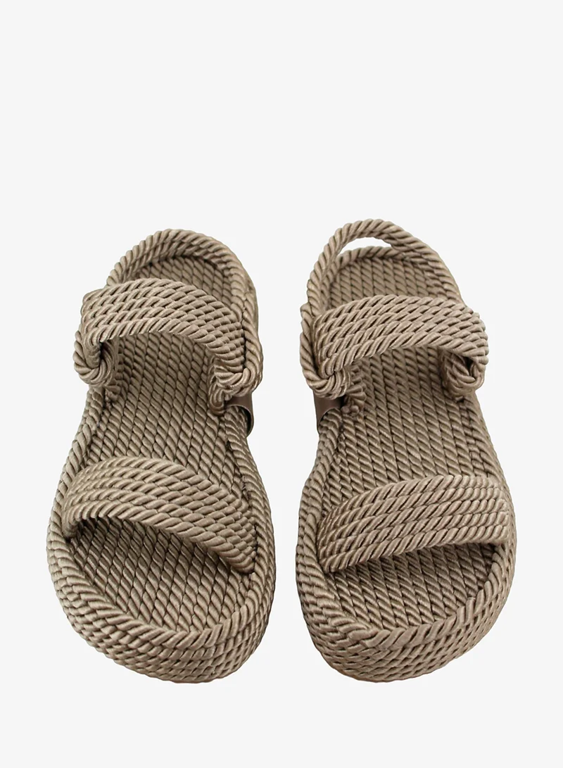 Mumka Mosaics Rope Sandals Nomadic Strap - Sand for Women | Best Price UAE