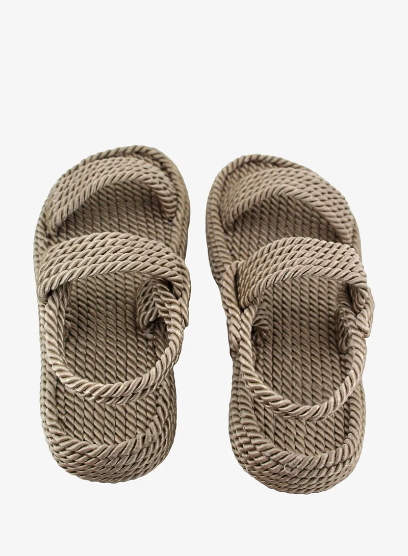 Mumka Mosaics Rope Sandals Nomadic Strap - Sand for Women | Best Price UAE