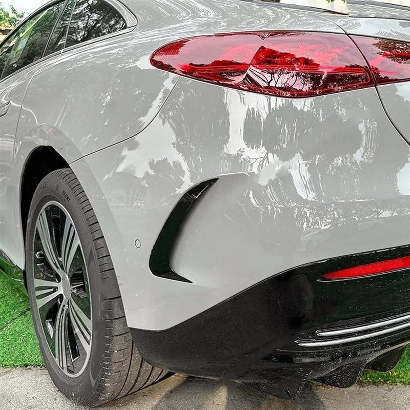 QASULER Gloss Black Rear Bumper Spoiler - Image 3