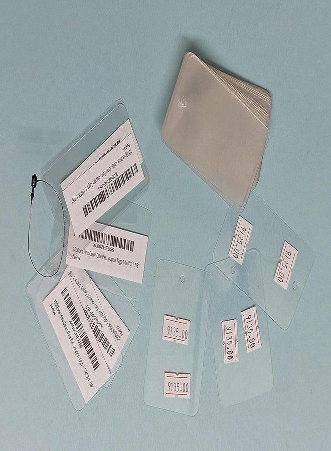 GREENGROW Plastic PVC Tags with Black Loop Pins (1000 Pcs Each) - Image 1