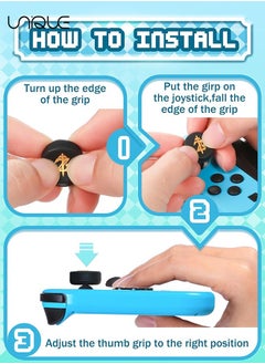 Unique 4Pcs for Nintendo Switch Thumb Grips Cute Cool Anime Design Kawaii 3D Silicone Joystick Caps Joycon Controller Button Covers for Nintendo Switch/OLED/Switch Lite for Boys Girls Kids Teens  - Image 4