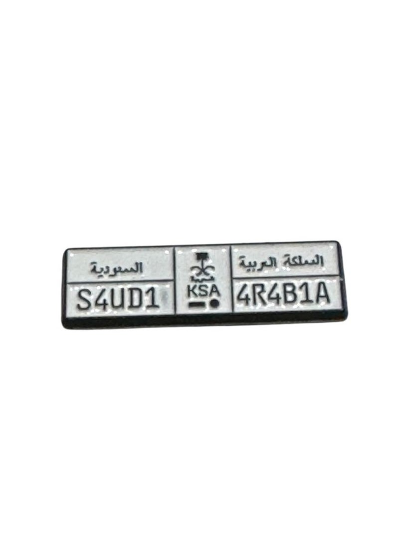 SFMW Saudi metal sticker 