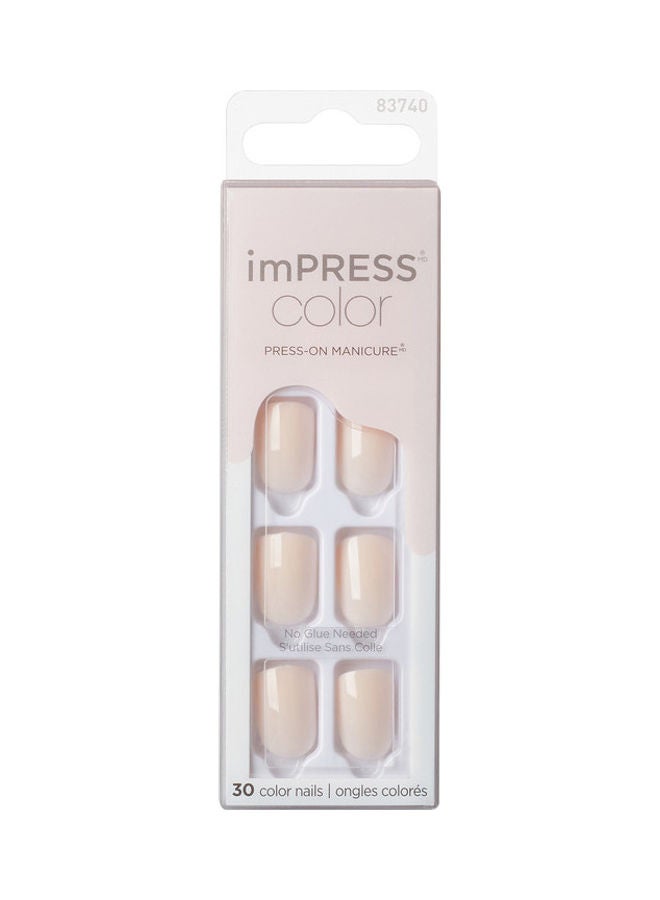 Kiss Impress Color Nails Medium Coffin- Serendipity IMC502C & Impress Color Nails Point PinkBundle - Image 4