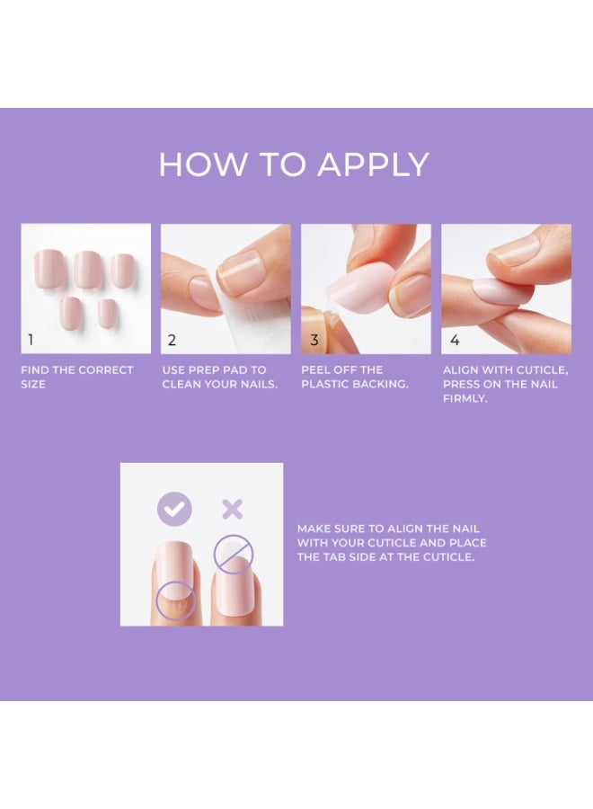 Kiss Impress Color Nails Medium Coffin- Serendipity IMC502C & Impress Color Nails Point PinkBundle - Image 5