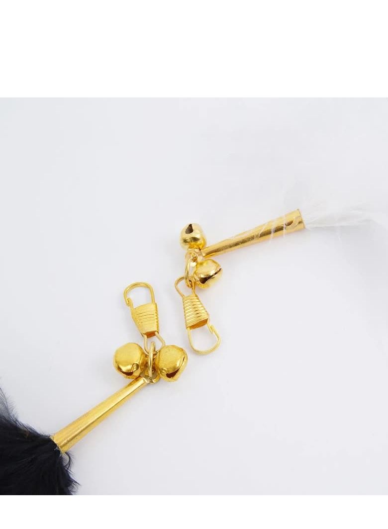 الثقة مضحك القط عصا التفاعلية القط لعبة ريشة مع الجرس - Image 4