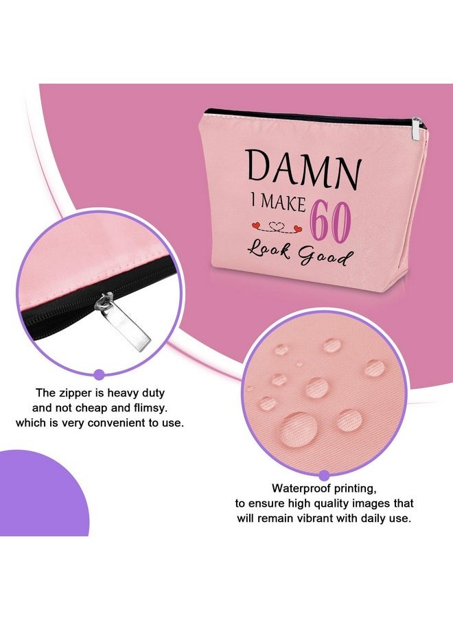 Happy 60Th Birthday Gifts For Mom Pink Makeup Bag Gag Gifts For 60 Year Old Funny Sixty Birthday Gifts Cosmetic Bag Funny Gifts For Women Turning 60 Born In 1964 Gifts Travel Pouch - pzsku/Z5335B5CEC6CE013B29E5Z/45/_/1730892792/41bcea72-b2dc-4c7e-8fc0-207b704f2cce