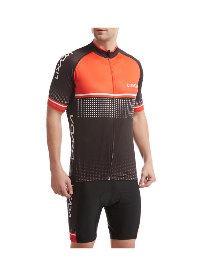 LIXADA 2-Piece Biking Shirt With Padded Shorts Set - Image 3