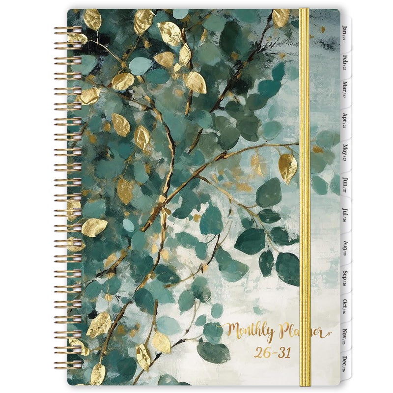Makapoo 2026-2031 Monthly Planner - 5 Year Planner/Calendar, July 2026 - June 2031, 6.4" x 8.5", 5 Year Calendar 2026-2031 Monthly Planner with 60 Months Tabs, Double-Side Pocket, Notes Pages - Image 1