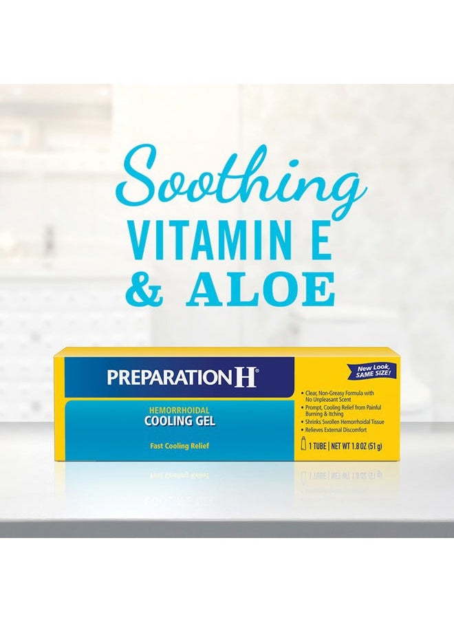 Preparation H Hemorrhoid Cooling Gel with Aloe for Fast Discomfort Relief - 1.8 Oz Tube  - Image 3