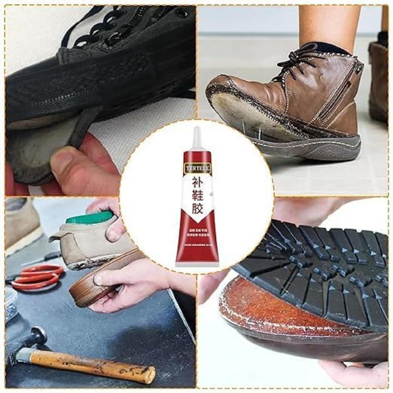 HEVIR Shoe Repair Glue, 60ml Waterproof & Quick-Drying Footwear Adhesive, Instant Strong & Flexible Fabric Glue for Sole Repair, Sneakers, Boots, All Types of Shoes – Pack of 1 - Image 3