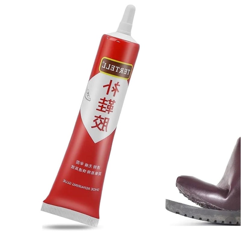 HEVIR Shoe Repair Glue, 60ml Waterproof & Quick-Drying Footwear Adhesive, Instant Strong & Flexible Fabric Glue for Sole Repair, Sneakers, Boots, All Types of Shoes – Pack of 1 - Image 1