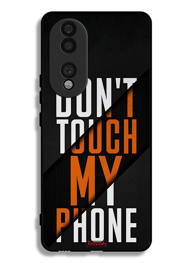 Tolwak Honor 70 Protective Case Cover Do Not Touch My Phone - Image 2