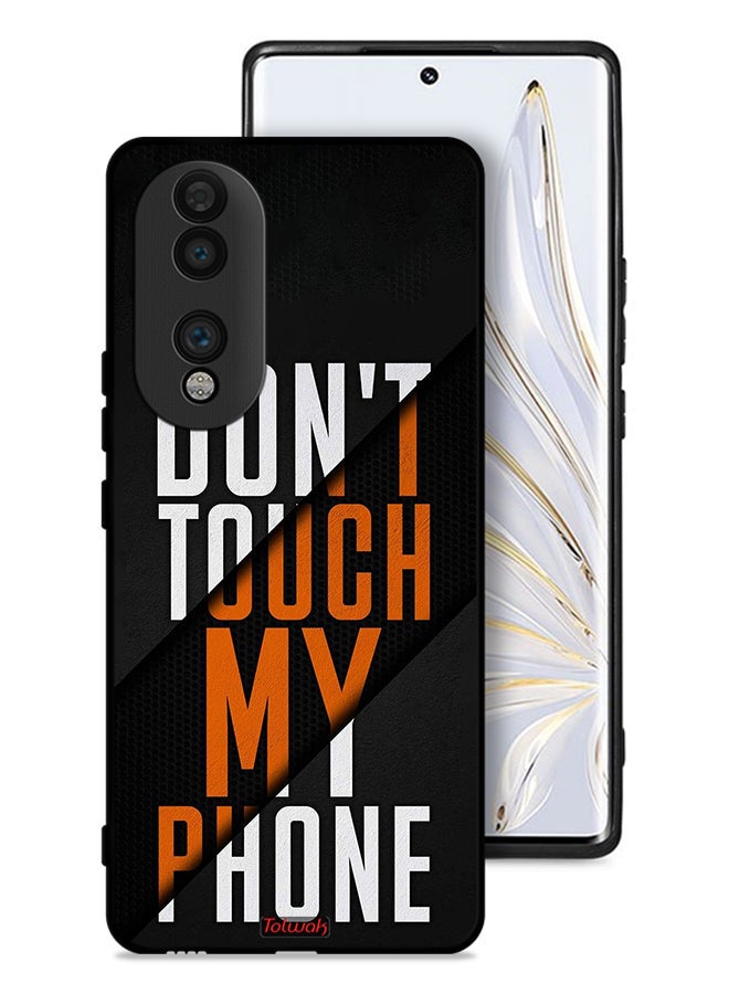 Tolwak Honor 70 Protective Case Cover Do Not Touch My Phone - Image 1