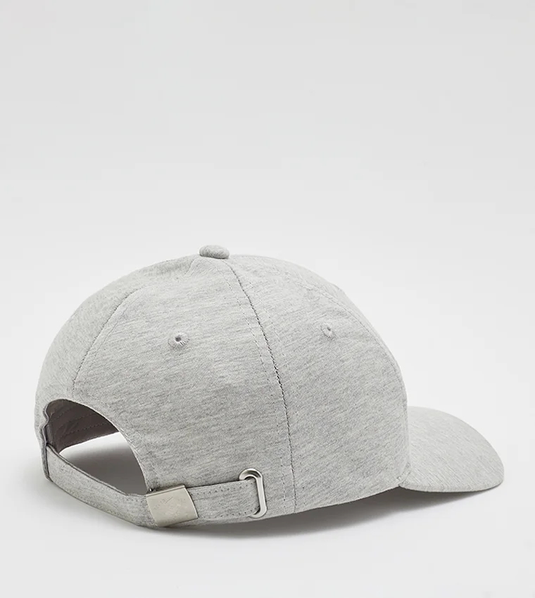BEVERLY HILLS POLO CLUB Logo Embroidered Grey Baseball Cap