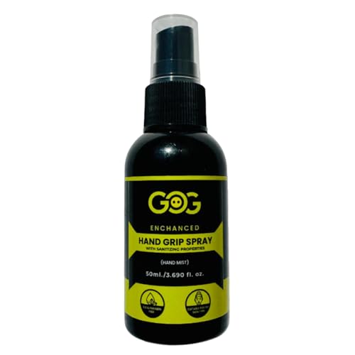 Gameonglow GOG - Enhanced Hand Grip Spray for Sports Gloves | Cricket, Gym Lifting, Football Goalkeeper | Prevents Sweaty Palms | Men & Women | 50 ml - Image 1