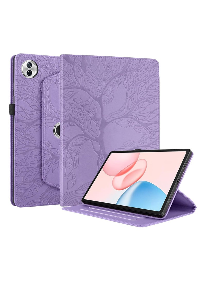 Protective Case Cover Compatible with Honor Pad 10 12.1 inch  2025  360 Degree Rotating Stand Foldable Cover Tree of Life Embossed Shell - Image 2