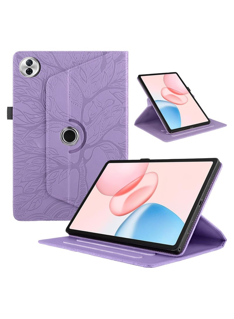 Protective Case Cover Compatible with Honor Pad 10 12.1 inch  2025  360 Degree Rotating Stand Foldable Cover Tree of Life Embossed Shell - Image 1