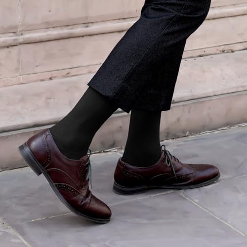 FOOTPRINTS Bamboo Formal Socks for Men | Anti Odour & Breathable | Anti-Bacterial | Softer than Cotton Socks | Pack of 5 (IN, Alpha, Free Size, 3 Black 2 Navy) - Image 5
