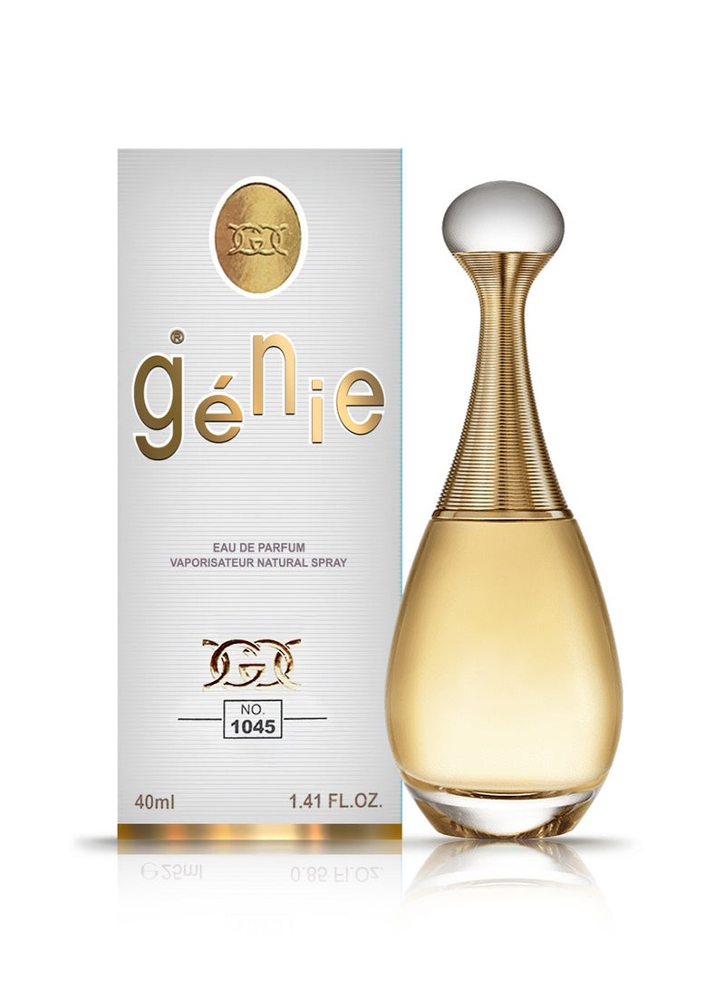 Genie Collection 1045 Perfume for Women 40ML EDP – Jasmine, Lily of the Valley, Rose & Orchid with Musk Vanilla Long Lasting Fragrance - Image 3