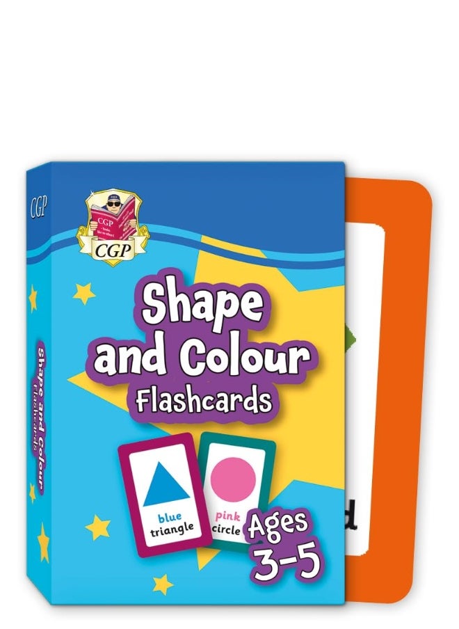 Coordination Group Publications Ltd (CGP) Shape & Colour Flashcards for Ages 3-5  - Image 1