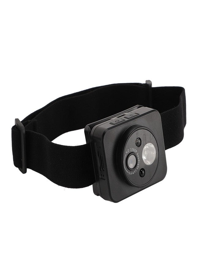 LICAEVEY Head Mounted Sports Camera, 1080P Adjustable Lighting Angle Sports Camera, 1000mAh Smart Sensing Wearable Body Camera with 2.0M CMOS Sensor, for Running - Image 1