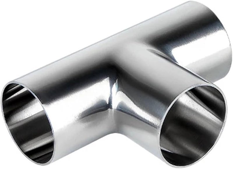 Sanitary Welding Tee 38MM 3 Way Equal Pipe Connector SS304 Stainless Steel Fitting - Image 3