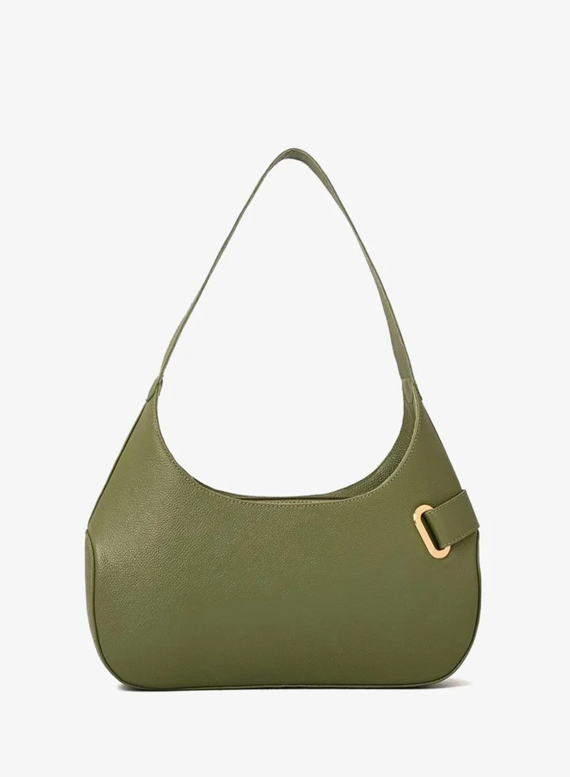 Carmen Steffens  Hobo Bag Golden Clasp Military for Women | Best Price UAE