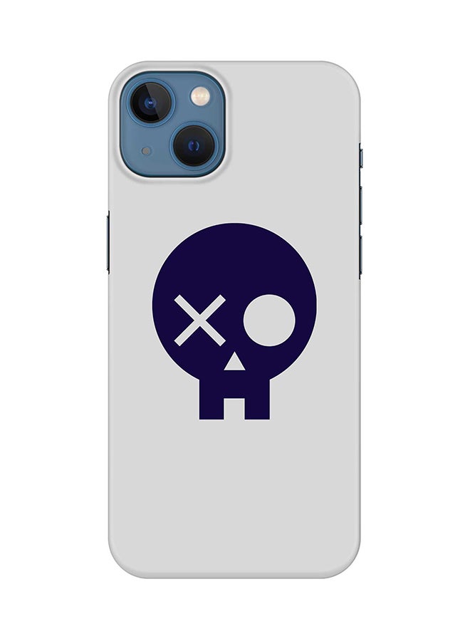 Stylizedd Case for iPhone 15 Plus Slim Snap Classic Series Mobile Cover Hard PC Shield Matte Finish Phone CasePrint - Skull Patch  - Image 1