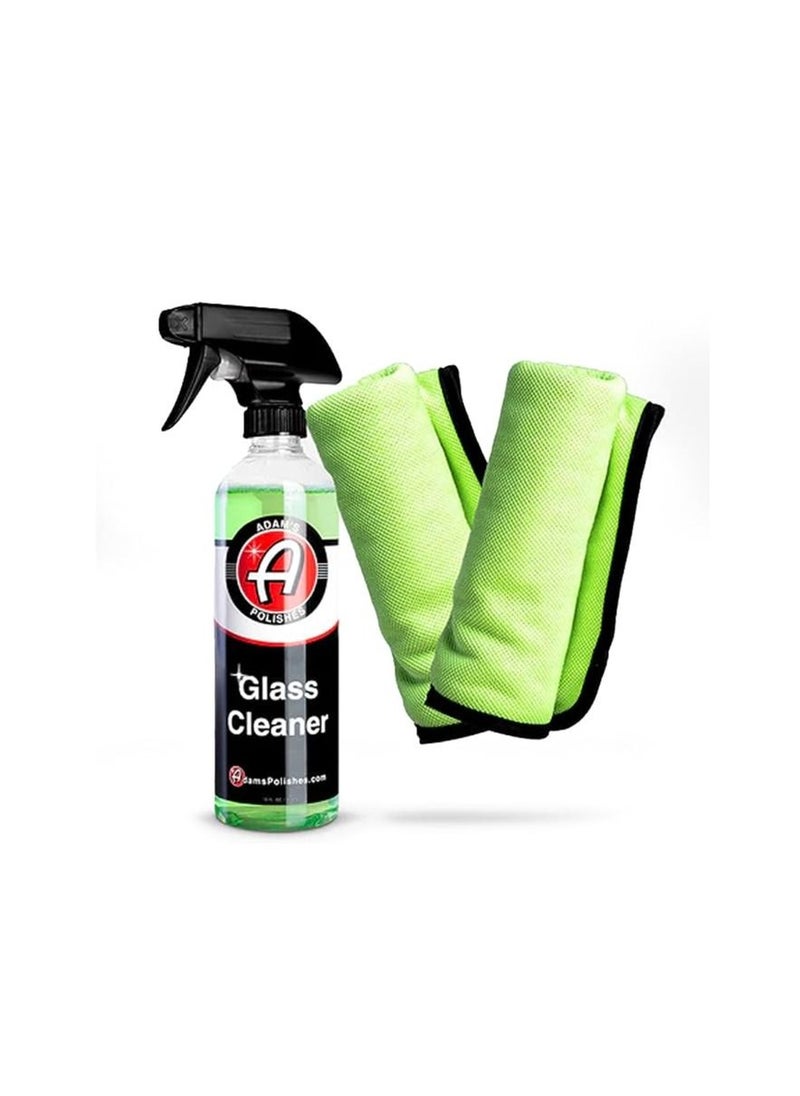 Adam's Polishes - Adam’s Glass Cleaner - Car Window Cleaner | Car Wash All-Natural Streak Free Formula For Car Cleaning | Safe On Tinted & Non-Tinted Glass | Won’t Strip Car Wax or Paint Protection. - Image 1
