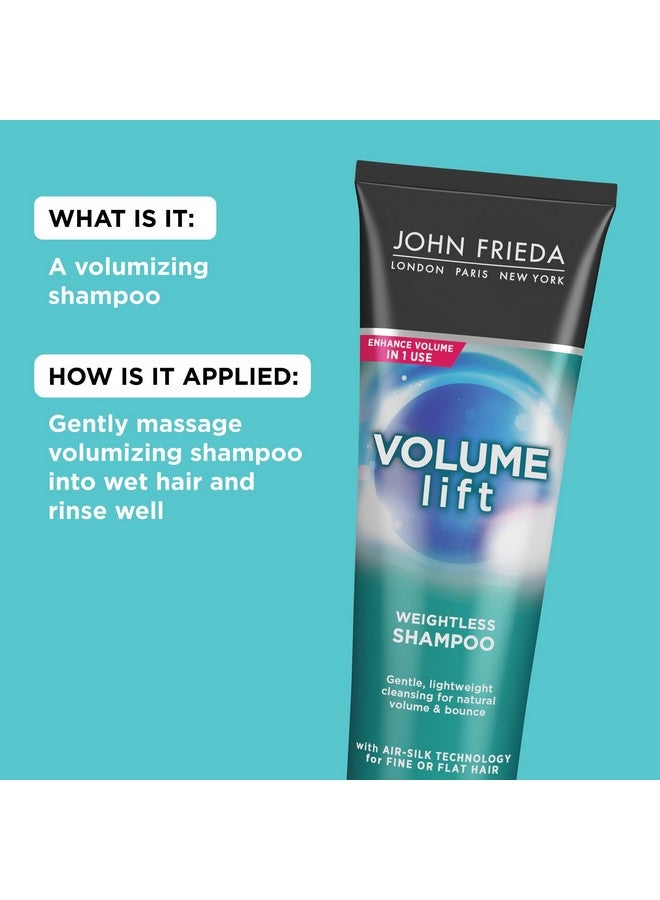 John Frieda Volume Lift Lightweight Shampoo for Natural Fullness, 8.45 Ounces, Safe for Color-Treated Hair, Volumizing Shampoo for Fine or Flat Hair - Image 3