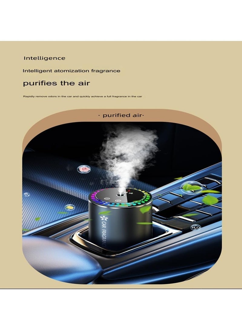 Generic Car perfume aromatherapy automatic spray deodorizing aluminum alloy metal colorful atmosphere light starry sky roof car aromatherapy - Image 4
