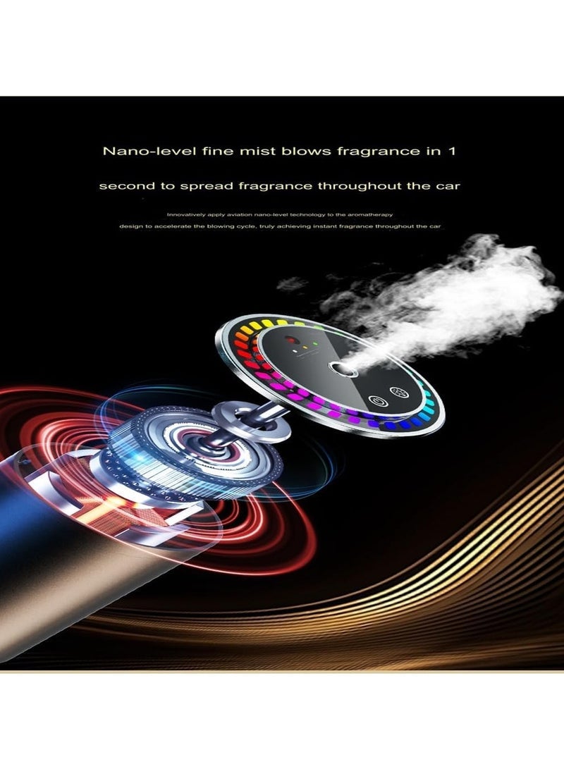 Generic Car perfume aromatherapy automatic spray deodorizing aluminum alloy metal colorful atmosphere light starry sky roof car aromatherapy - Image 5