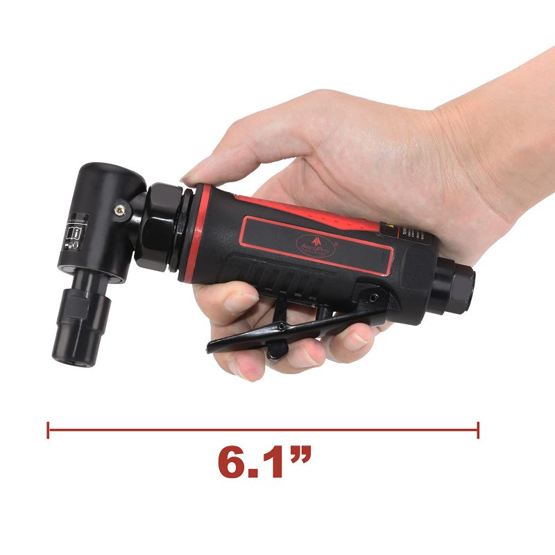 Aeropro Tools 1/4-Inch Angle Pistol Grip Air Angle Die Grinder Ap17315 With 1/4 Collect  20000 Rpm - Image 4