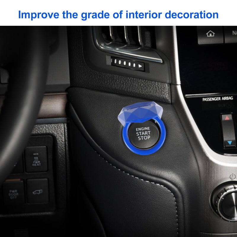 One-button Universal Stop Button Cover Car Engine Decoration Cover - Image 4