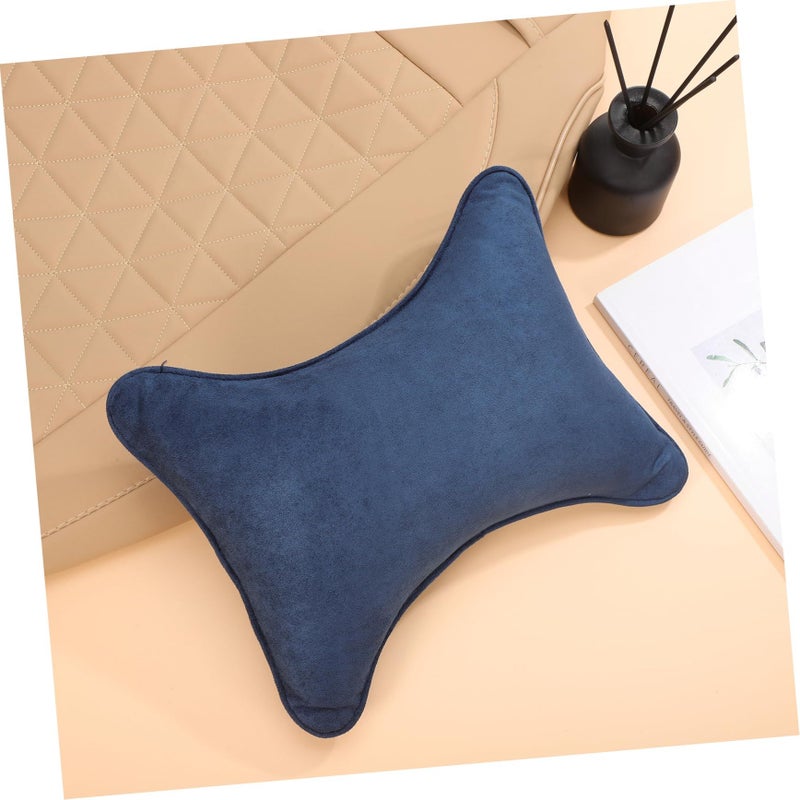 Comfortable Car Headrest Neck Cushion Support for Driving Blue - Image 5