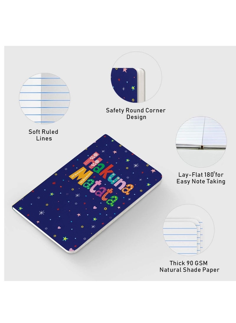 FACTOR NOTES B6 Size Small Journal Ruled Notebook 90gsm Thickness 112 Pages - Image 3