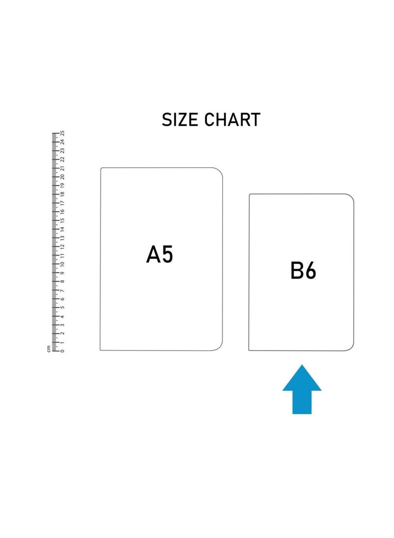 FACTOR NOTES B6 Size Small Journal Ruled Notebook 90gsm Thickness 112 Pages - Image 2