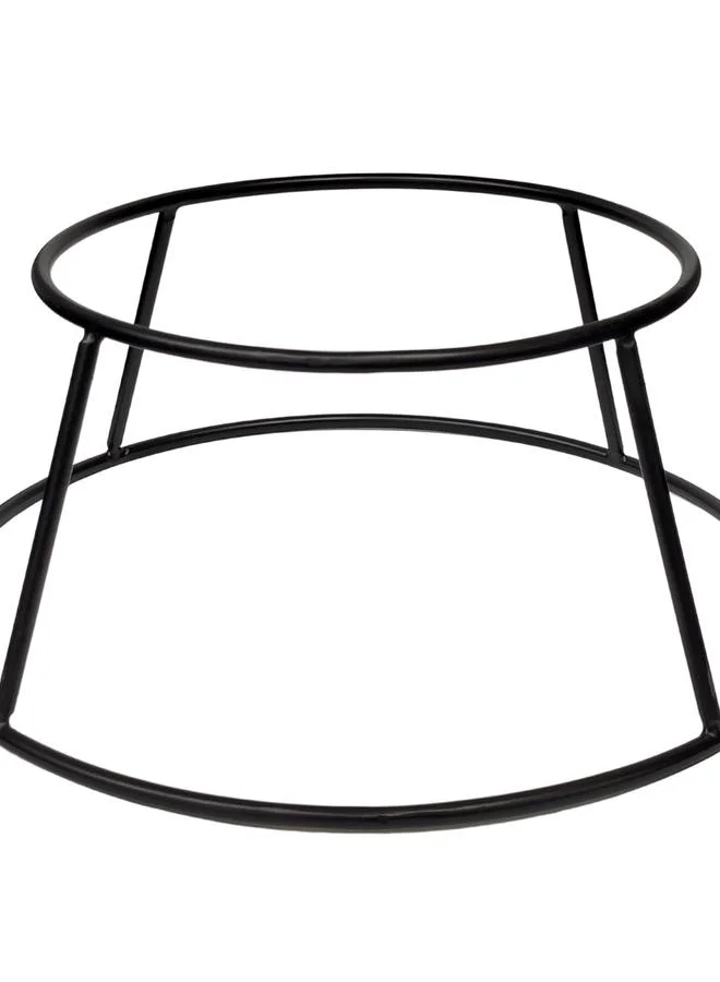 راج حامل بوفيه دائري أسود  سم