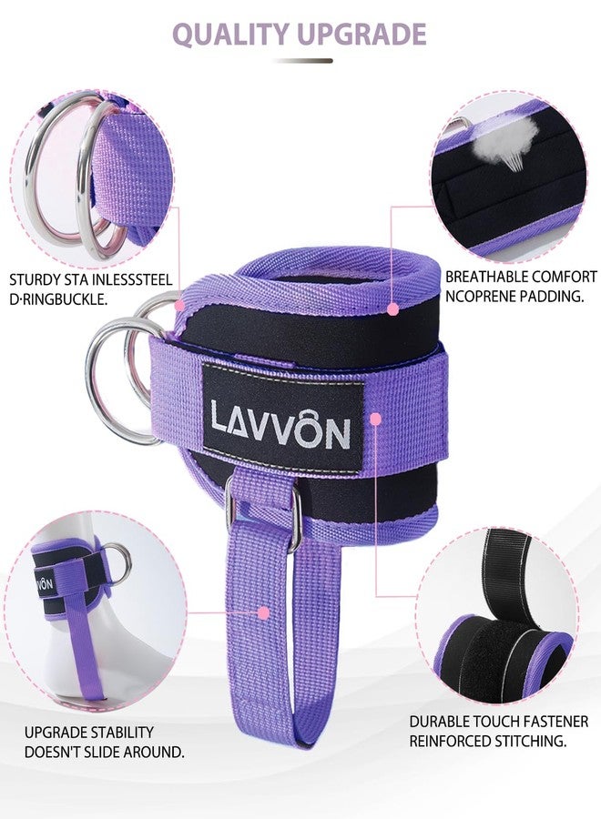 LAVVON 7Pcs-Barbell Pad Set for Hip Thrust - Squat Pad, Bench Press Workout Foam Weight Lifting Bar Cushion,Gym Accessories for Women with Bar Bad,with Gym Ankle Straps,Hip Resistance Bands,Lifting Strap - Image 5