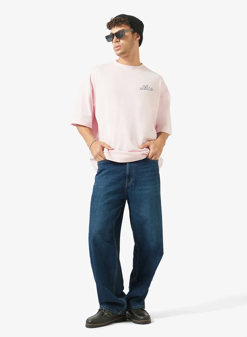 NIKBEN  HALF - HALF BOXY T-SHIRT for Men | Best Price UAE